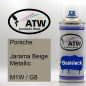Preview: Porsche, Jarama Beige Metallic, M1W / G8: 400ml Sprühdose, von ATW Autoteile West.